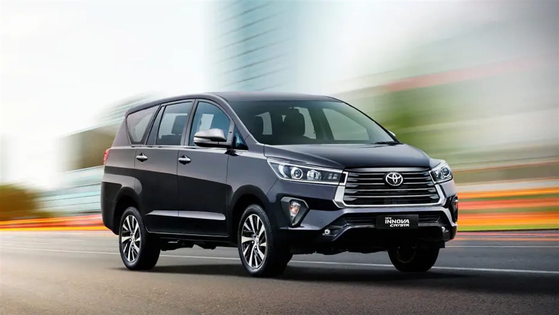Innova Crysta car rental in Guntur from MS Car Travels