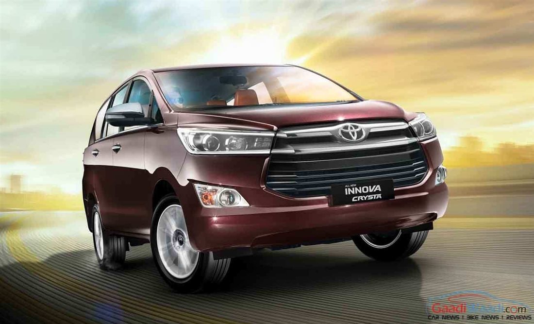 Innova Crysta for rent in Guntur – MS Car Travels